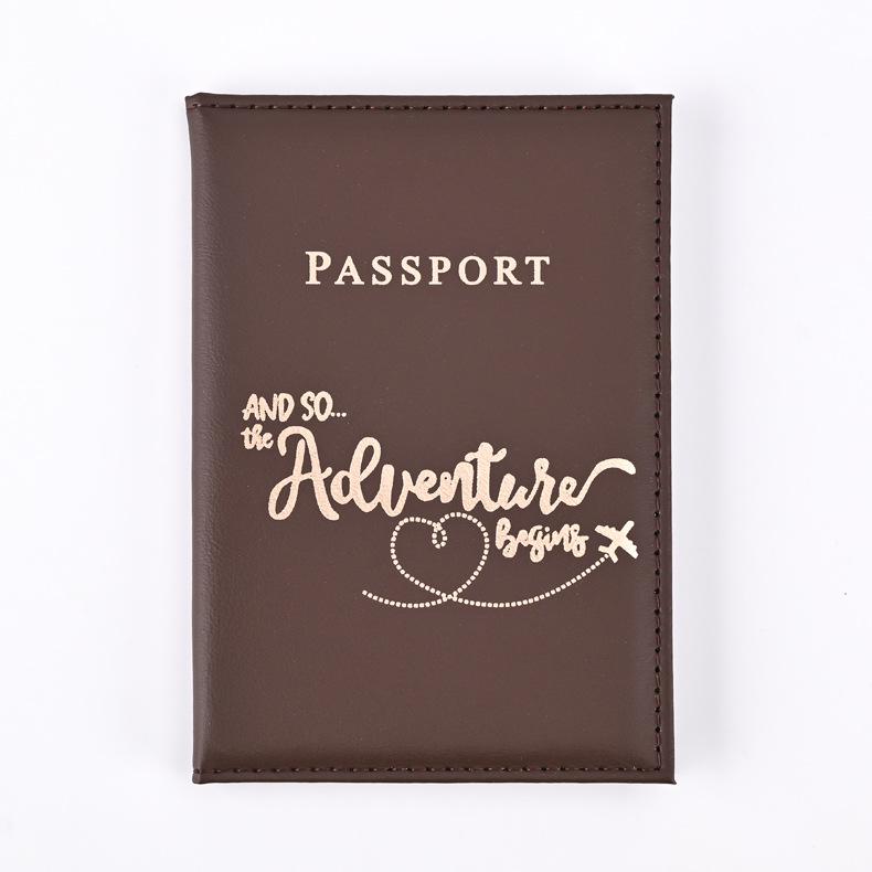 2024 Stylish PU Leather Passport and Ticket Holder with Textured Design