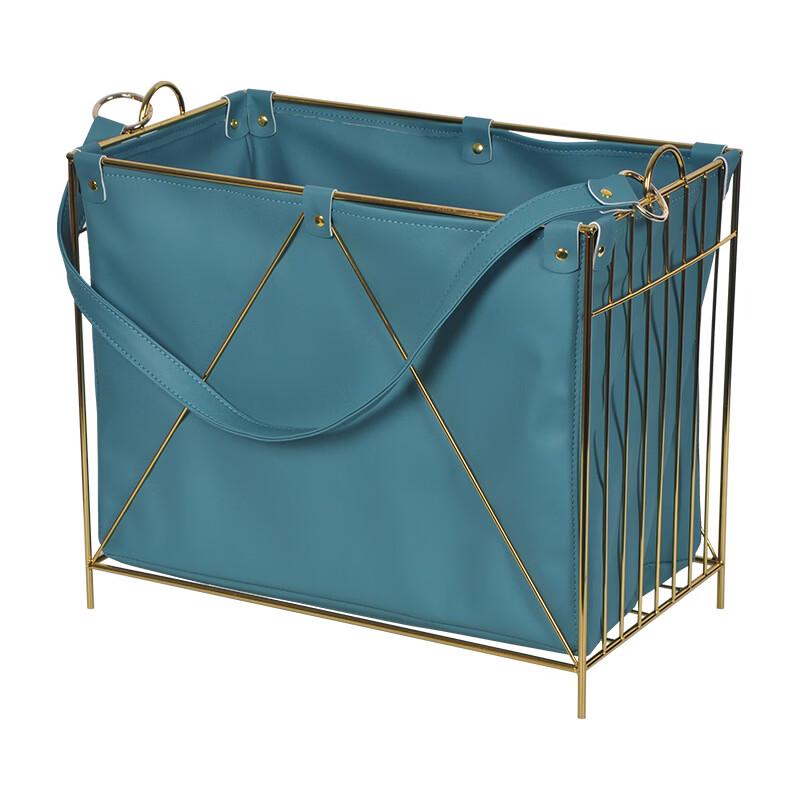 Modern Leather Laundry Hamper