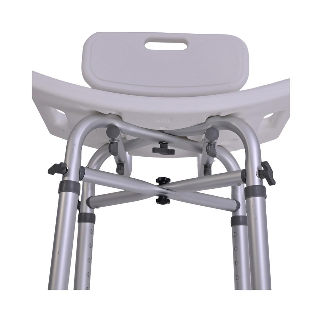 Household Portable Shower Chair Lightweight Bathroom Non Slip Bathing Chair Aluminum Alloy Rust Proof Stool