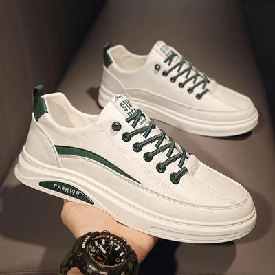 Fashion Men's Sneakers Comfortable Non-slip Wear-resistant Casual Shoes Lightweight PU Leather Breathable Shoe Zapatillas Hombre