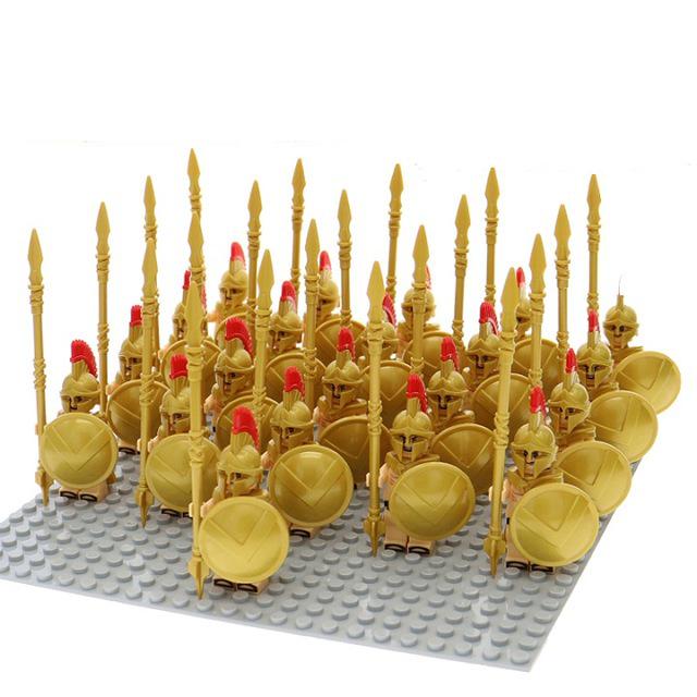 Spartan Warrior Toy Set: 21-Piece Roman Warrior Series for Kids