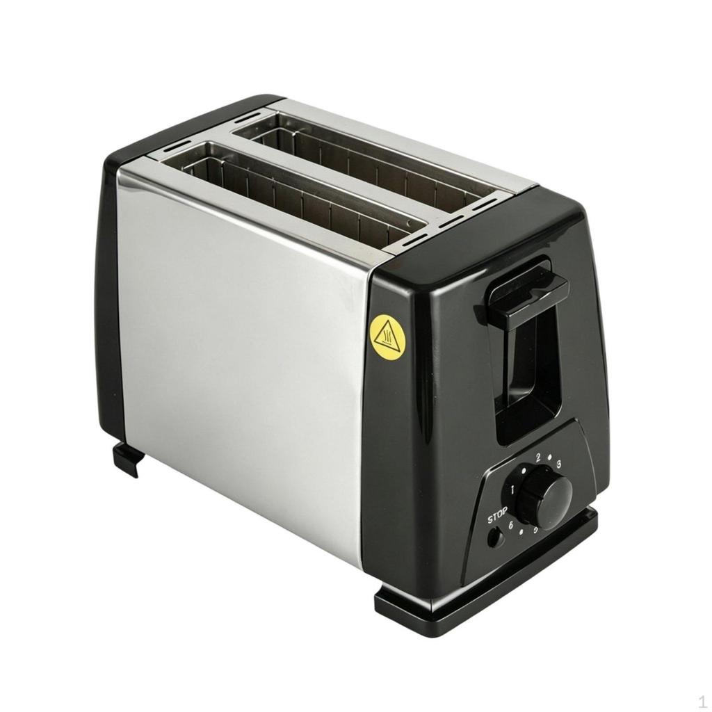 Electric Bread Crisper Automatic QuickEject Easy to Use Small Appliance White Eu