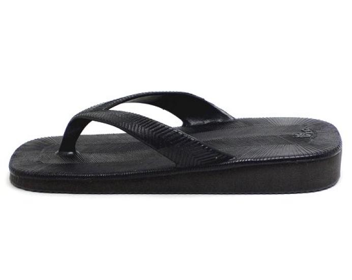 Shigi Injection Upper Geta Made In Black Men's Water-Resistant Sandals, Japan,