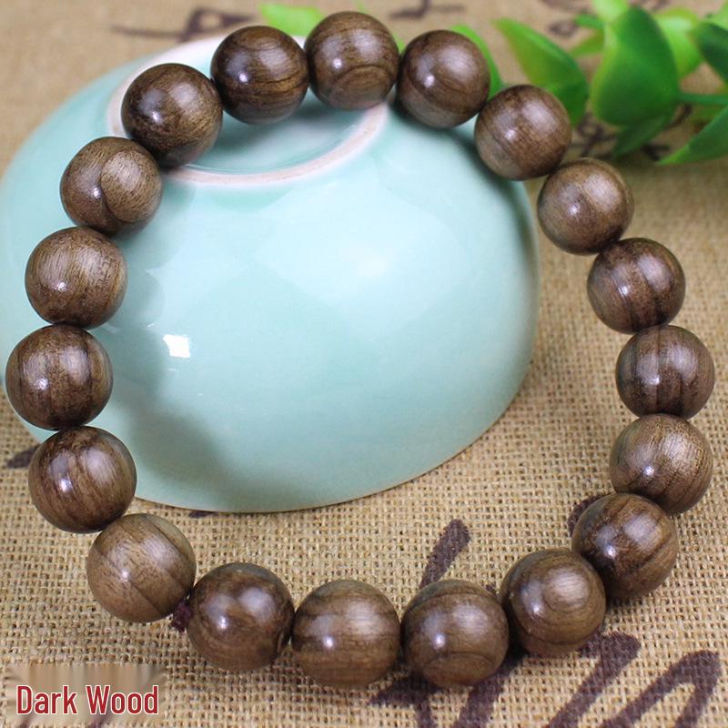 Sandalwood 10MM Single Loop Bracelets - Unisex Buddhist Beads Rosary Jewelry