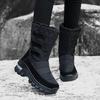 Women’s Winter Mid-calf Boots Snow Boots Casual Boots for Girl Booties Knee-high Boots Ankle Boots with Fur Plus Size
