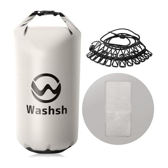 [Improve cleaning power with uneven sheets! ] Laundry Bag, Laundry Bag, Dry Bag, Laundry, Travel, Travel Supplies, Convenient Travel Goods, Disaster