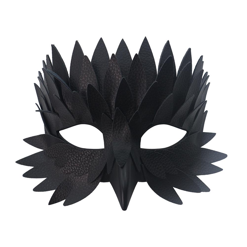 Costume Party Fun Bird Beak Mask Festival Mask Half Face Feather Mask Bird Beak Mask Lightweight Felt Material