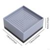 4Pcs Bed Risers Furniture Lifting Pads Shockproof Anti Slip Height Adjustable Supports Feet