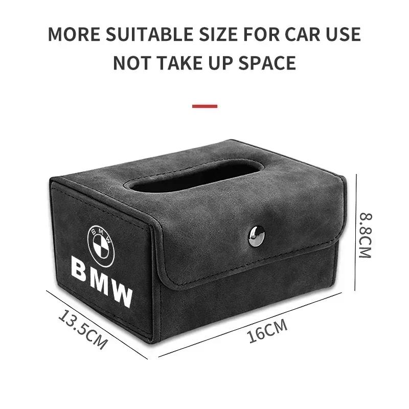 Boîte à mouchoirs portable pour voiture pour BMW M M3 M5 F10 F30 F20 E28 E30 E34 E36 E39 E46 E91 Performance X1 X2 X5 Accessoires pour voiture