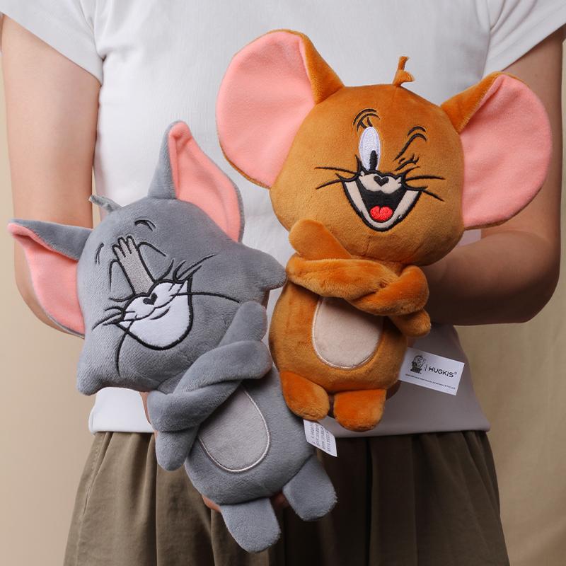 Anime Tom And Jerry Plush Toy Cartoon Movie Figures Cat Mouse Cute Plushies Stuffed Animal Doll Toys For Kids Gift