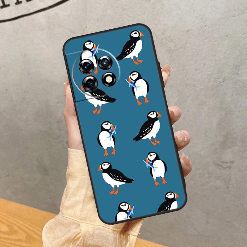

Puffin Bird Case For OnePlus 15 R 13 13R 13T 12 11 10R 10T 8T 9 10 Pro Nord CE 5 4 2 3 Lite N20 N30 Cover OnePlus Nord CE 2