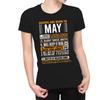 1Tee Womens Queens Are Born In May T-Shirt