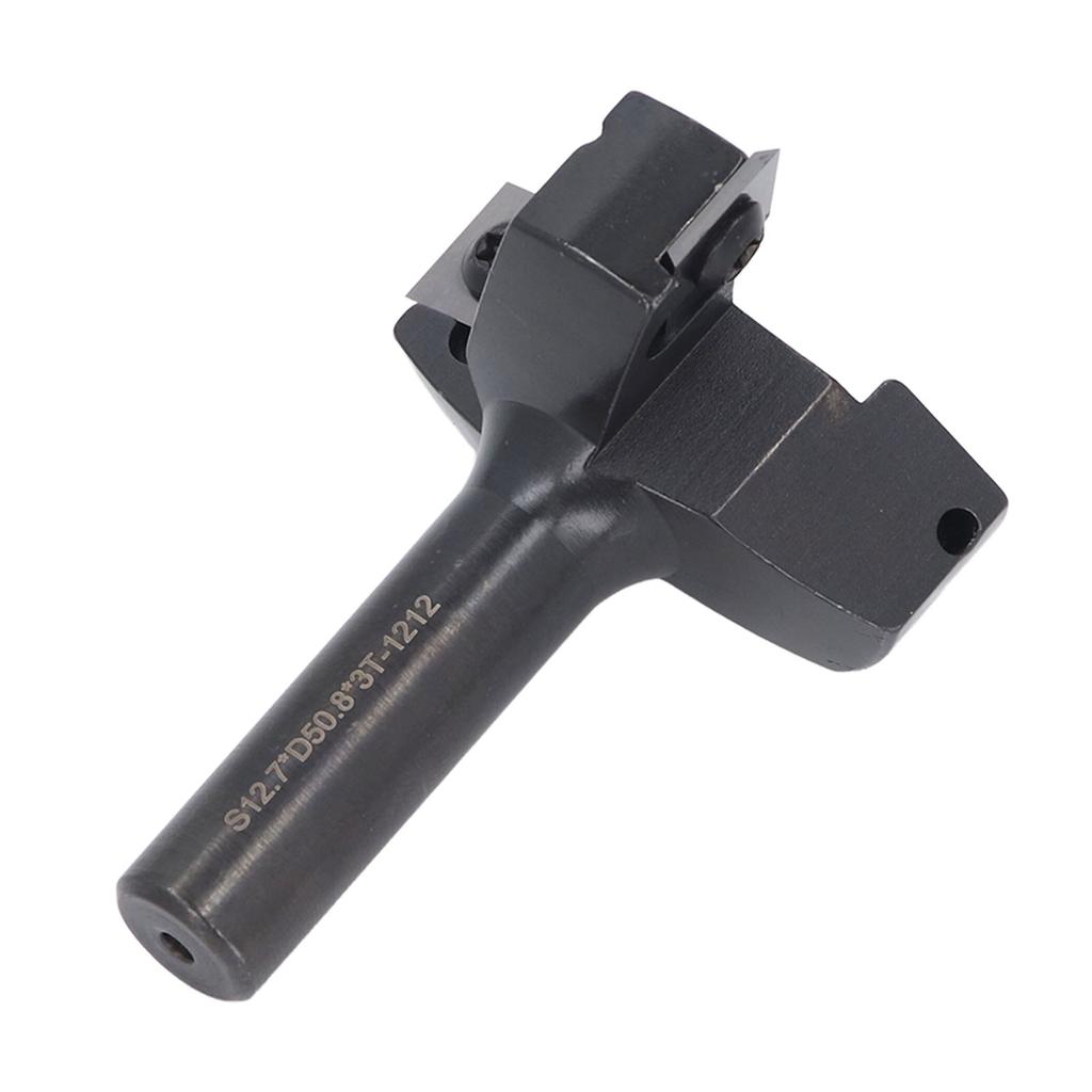 Spoilboard Surfacing Router Bit 3 Flute 1/2in Shank 2in Cutting Diameter Carbide Insert Planing Bit