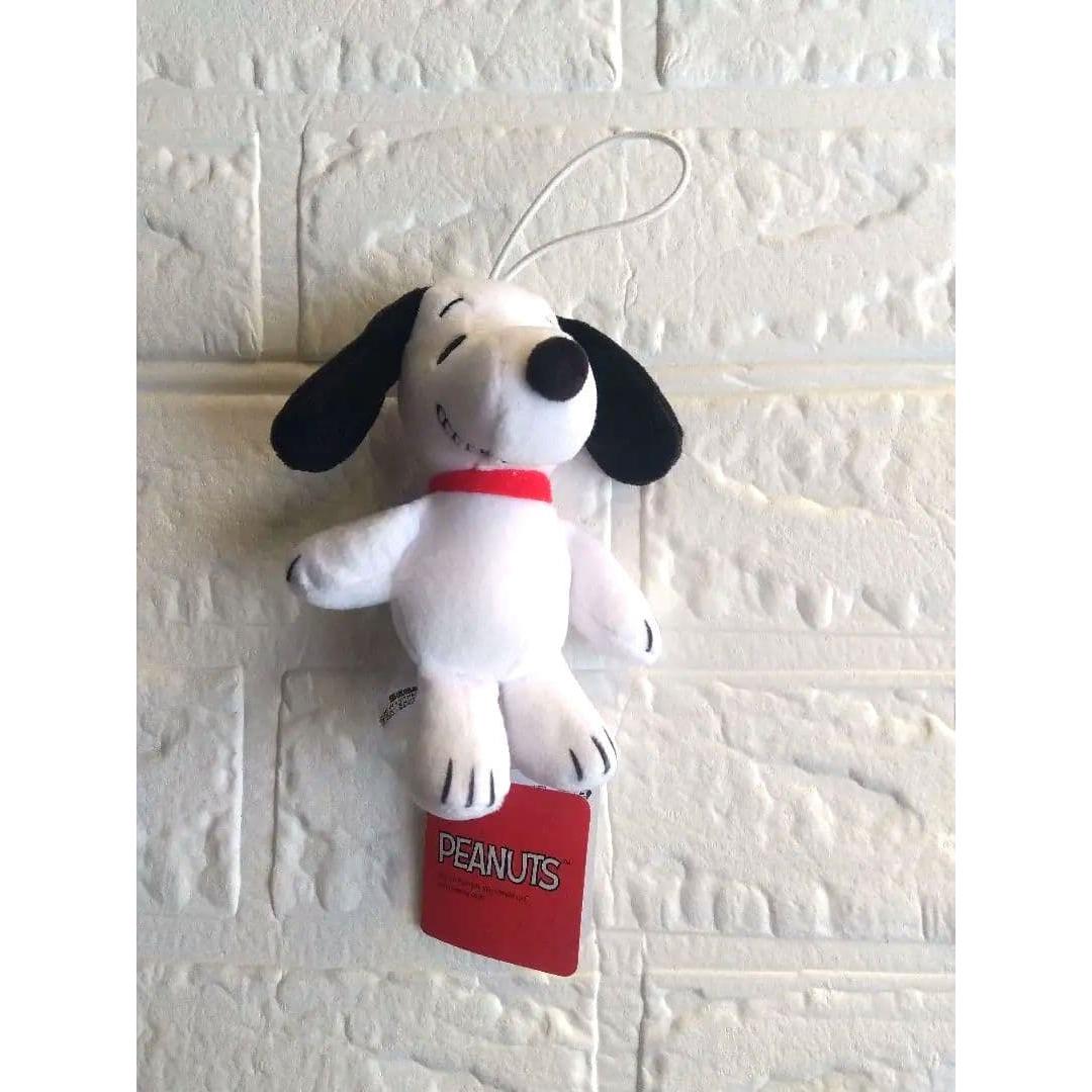 Snoopy stuffed toy with strap, new, unused
