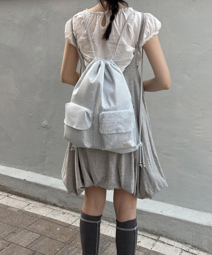 Poie Two Pocket String Bag(Star)
