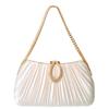 Satin Pleated Dinner Bag Women's Bag Bracelet Celebrity Dress Cheongsam Banquet Bag Women's Shoulder Messenger Bag