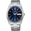 Seiko Men S Analog Quartz Watch Day Date Navy Sbth009