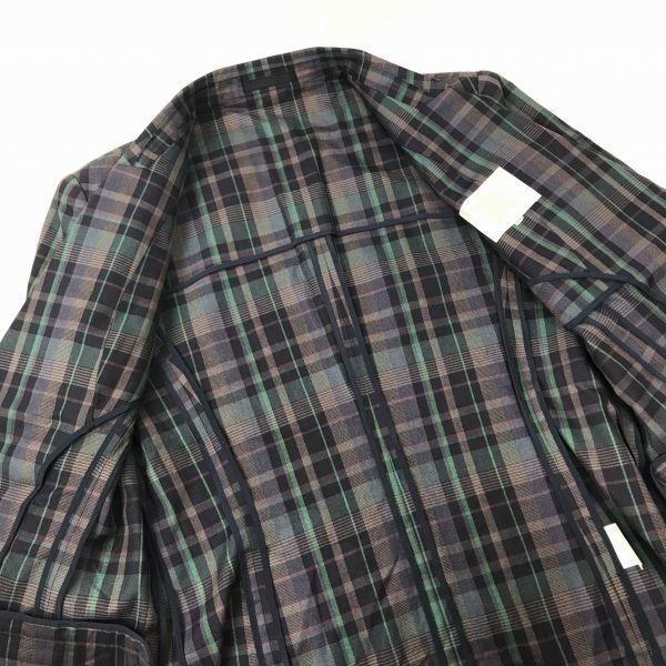 Sanyo Shokai Vintage Burberrys Skirt Suit Blazer Women's 9AR Purple Check Pattern Set Up(USED)