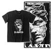 Michelangelo David Graphic T Shirt Men Vintage Washed Tee 100% Cotton Classical Art Streetwear Shirt