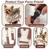 Honden Reisrugzak met Riembevestiging, Ademend, Draagbaar, Schouder- en Crossbodyband voor Wandelen en Hiken