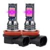 MAZERO Fog Lamp H8 H11 H16 LED Pink Purple Fog