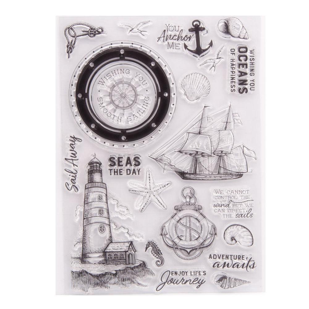 Clear Stamps for Card Making Transparent Stamps Clear for Paper Card Photo Album and DIY Scrapbooking Crafting Supplies