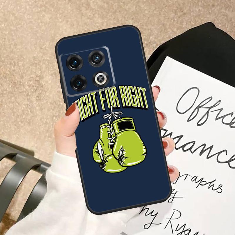 Box Boxing Kick Boxing Fight Case For OnePlus 10 Pro 10T 8T 13T 15 13 12 11 15R 13R 12R Nord 5 CE 4 2 3 Lite N20 N30 Cover