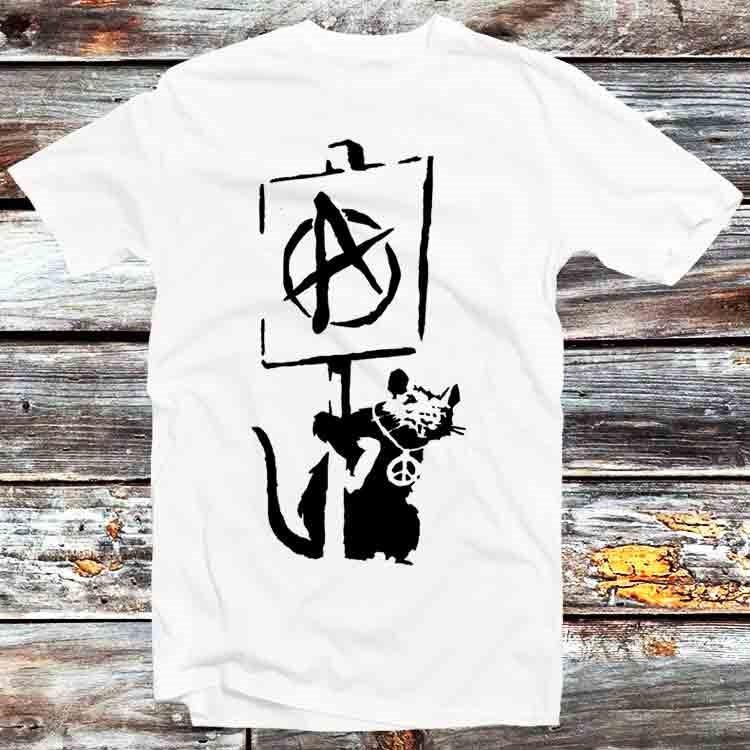 

Banksy Rat Revolution T Shirt B1226 XL
