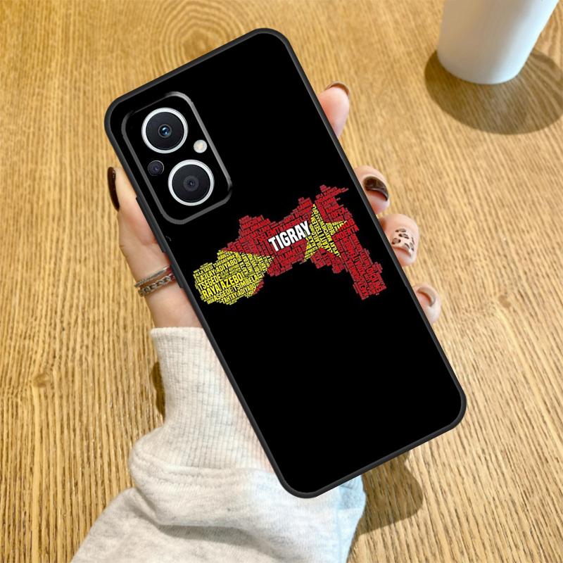 Tigray Flag Funda For OPPO Reno 12F 11F 13F 14F 8T 8 Lite 10 11 12 13 14 OPPO Find X8 X6 X5 X9 Pro Case