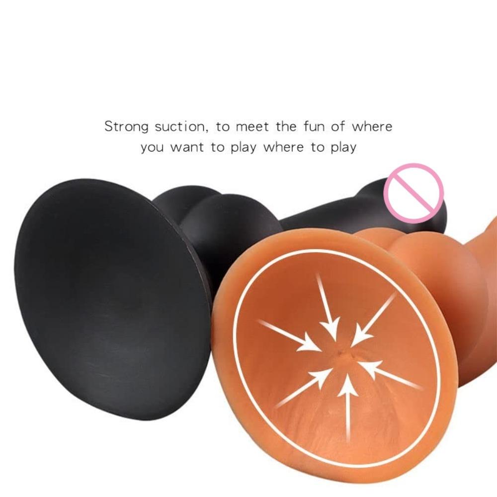 Flüssigsilikon Riesiger Analplug Dildos Großer Buttplug Weicher Penis Anusdilatator Stimulieren Vagina Masturbator Erotische Produkte Sexspielzeug