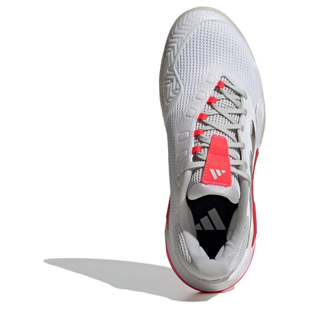 New Adidas Barricade 13 Cloud White Champagne Met. Lucid Red Women's IH2967