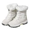 Damen Wasserdichte Winter Schneestiefel - Rutschfest, Dick, Warm, Mid-Calf Baumwollstiefel für Outdoor-Reisen