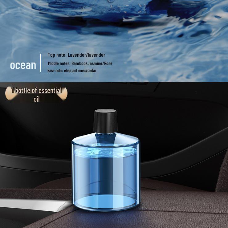 Smart Car Aromatherapy Humidifier: Automatic Spraying Ornament for High-End Car and Home