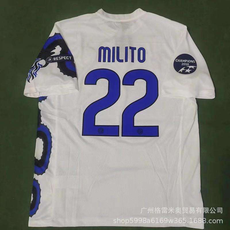 09-10 Inter Retro Jersey Ronaldo Inter Milan 2001/02 Jersey Football Jersey