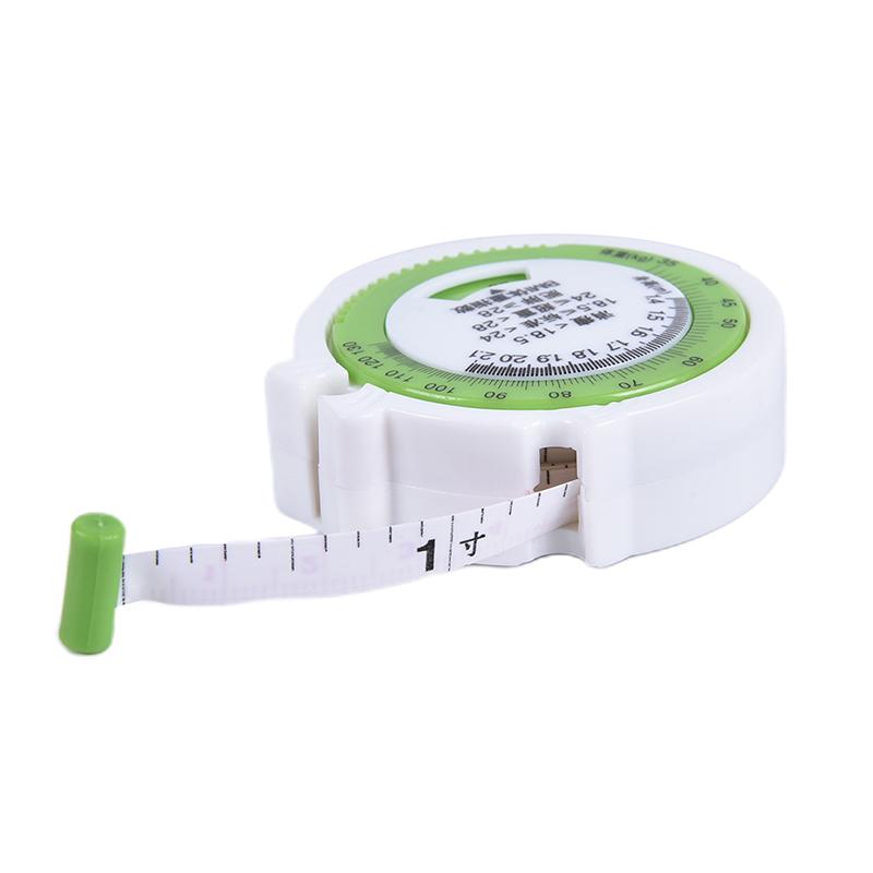 Bmi Body Measuring Tape Sewing Ruler Waist Tape Measure Portable Soft Measurement Ruler Practical Accessories