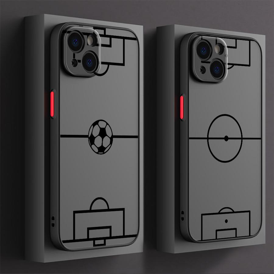 Funny Football Funda Back Phone Cover Case for iPhone 17 Pro Max 7 8 SE 15 13 Mini 11 Air 16 Plus 12 14 X XS XR 17P 16P