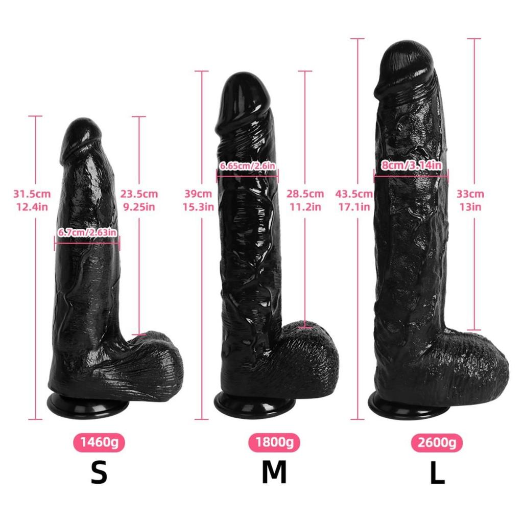 43.5cm Giant Anal Plug Oversized Dildo Anal Dilator Male and Female Masturbators Anal Stimulation Prostate Massage Adult Sex Toy