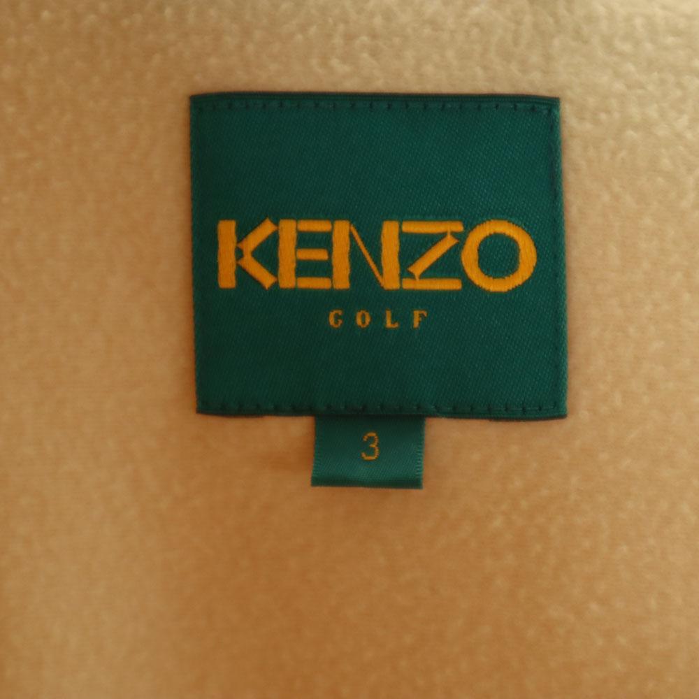 KENZO GOLF 90s Old quilting Batting jacket 3 yellow Men's Used