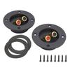 Square Pillar Speaker Cable Hole 48-75) Box Circle 2 Copper (install Wire Junction Acoustic Terminal Binding Post Support Amt