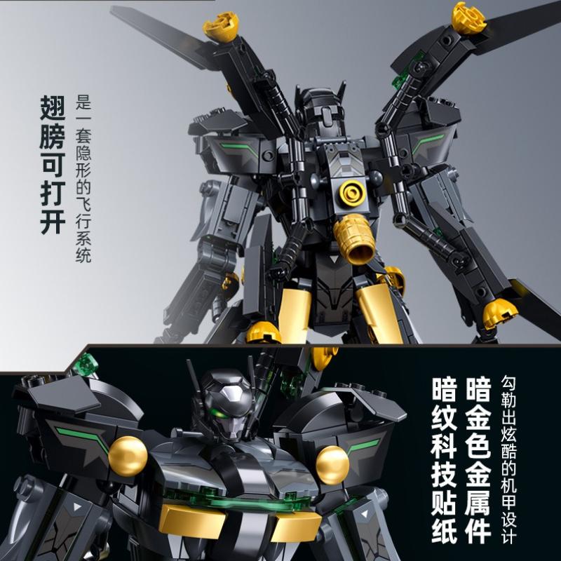 Robot Building Blocks Model Kit For Children - Assemble Your Own Toy Gift For Birthday/ Christmas/Halloween