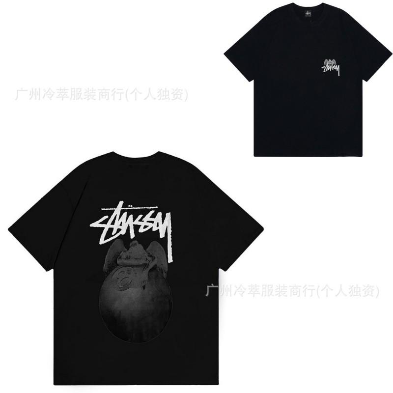 Mens Streetwear Short Sleeve T-Shirt Cotton Print Tee Casual Unisex Fit 2025