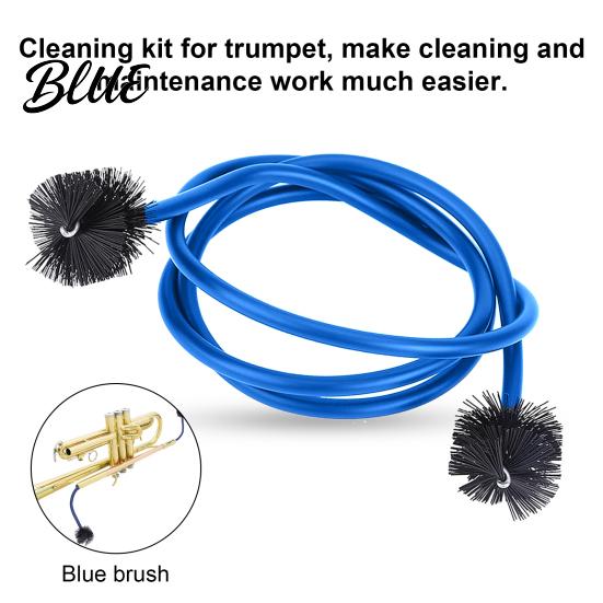 Cornet Cleaning Kit 1 Set Trumpet Maintenance Bendable Grasp Comfortably Accessory Debris Removal