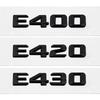 Car Rear Trunk Number Letter Sticker Tail Box Emblem Badge for Mercedes Benz E Class E300 E320 E350 E400 E420 E430 E500 E550