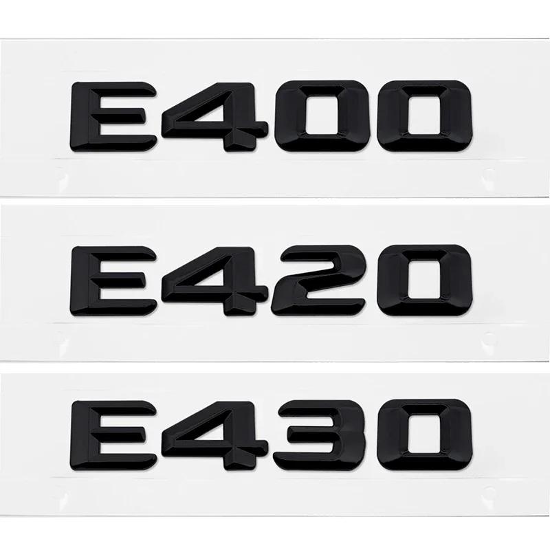 Car Rear Trunk Number Letter Sticker Tail Box Emblem Badge for Mercedes Benz E Class E300 E320 E350 E400 E420 E430 E500 E550