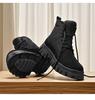 Men's Waterproof Leather & Fur Snow Boots - Non-Slip, Warm High-Top Workwear Martin Boots
