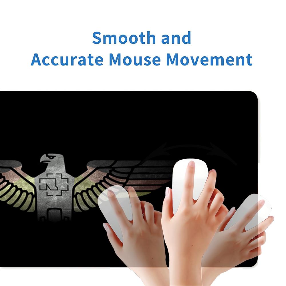 Eagle Symbolism Power Large Gaming Mouse Pad Nonslip Rubber Base Waterproof Desk Mat For Office Pc Laptop