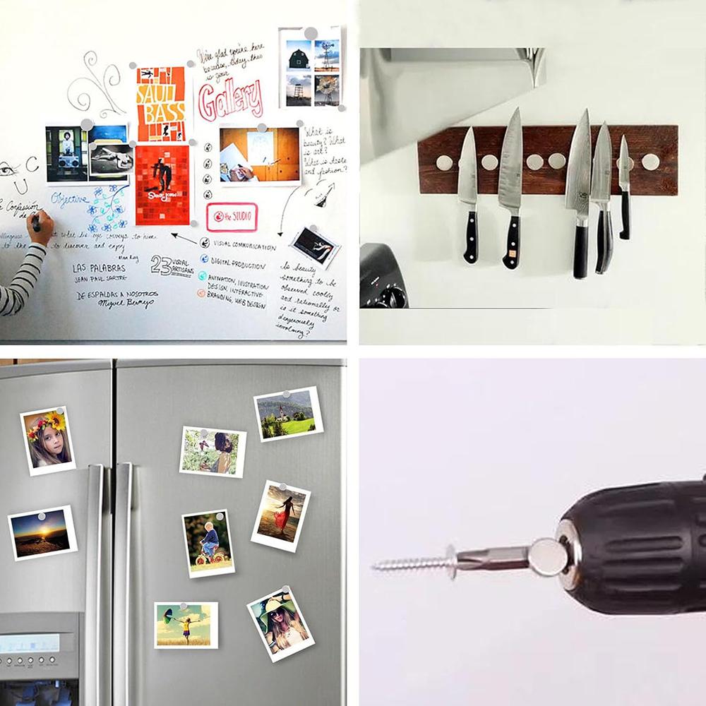 10X4MM Imans Round Refrigerator Magnets for Office Whiteboard Suitable Tools Home Workplace, Etc 10*4