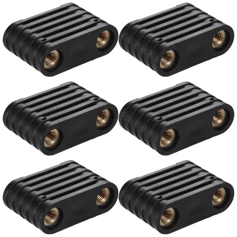 

6Pcs Plastic 2 Hole Adjustable Footstrap Insert Windsurf Board Footstrap Replacement Surfboard Surfing Accessories 1