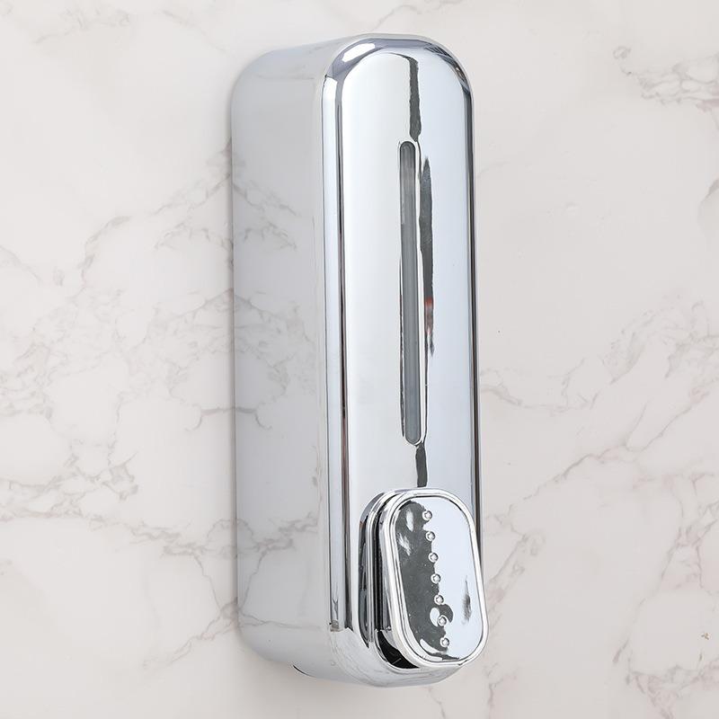1-2pcs Hotel Manual Soap Dispenser Wall Mounted Shampoo And Shower Gel Box Bathroom Soap Bottle Portable Press Dispense Liquid
