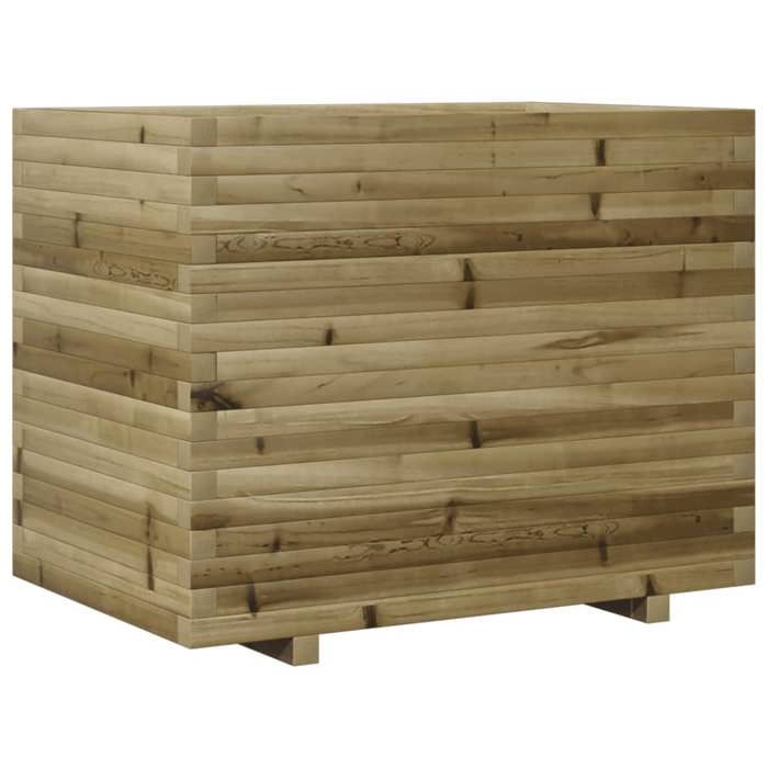 VidaXL Jardinière 90x60x72 cm bois de pin imprégné, jardinière d'extérieur, bac à fleurs, bac à tomates, jardinière de 3282648